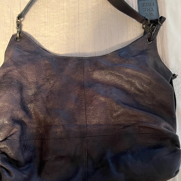 We The Free Dark Leather Hobo Bag - Picture 2 of 14